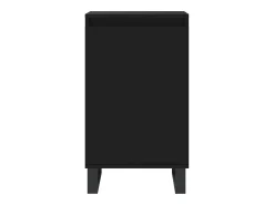 Aparador buffet cómoda armario unidad de almacenamiento organizador cocina salón salón juego de 2 40 x 35 x 70 cm marrón madera contrachapada 02_0036901