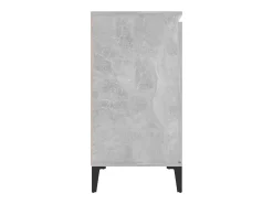 Aparador buffet cómoda armario unidad de almacenamiento organizador cocina salón salón 104 x 35 x 70 cm madera contrachapada gris 02_0031844