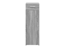 Aparador buffet cómoda armario unidad de almacenamiento organizador cocina salón salonsonoma 30 x 42,5 x 93 cm madera contrachapada gris 02_0036293
