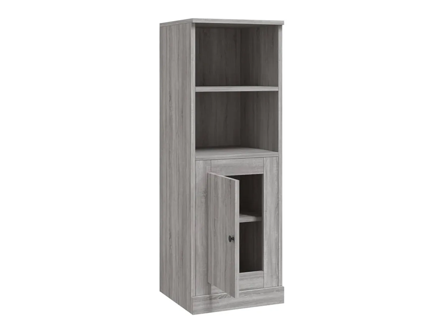 Aparador buffet cómoda armario mueble organizador cocina salón salón alto sonoma 36 x 35,5 x 103,5 cm madera contrachapada gris 02_0035353