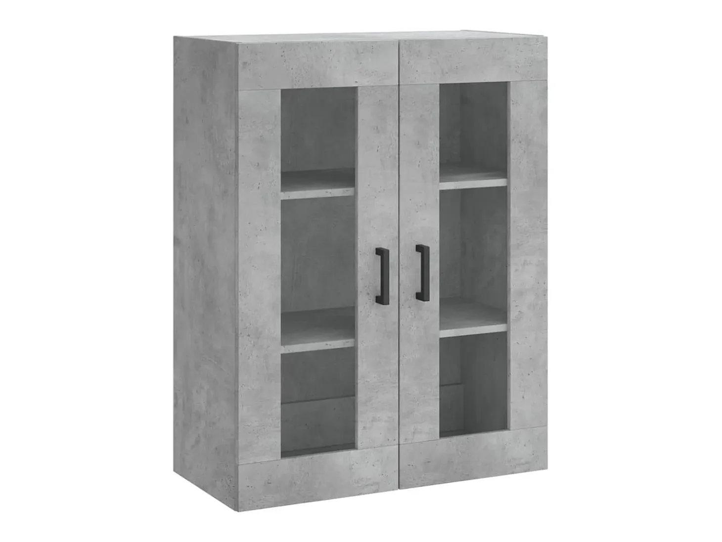 Aparador buffet cómoda armario mueble organizador cocina salón salón alto 69,5 x 34 x 180 cm madera contrachapada gris 02_0034573