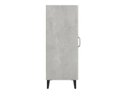 Aparador buffet cómoda armario mueble organizador cocina salón salón 34,5 x 34 x 90 cm madera contrachapada gris 02_0031894