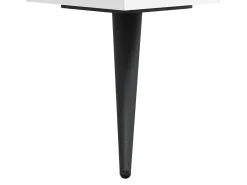 Aparador buffet cómoda armario mueble organizador cocina salón salón alto 69,5 x 34 x 180 cm madera contrachapada blanco 02_0032635