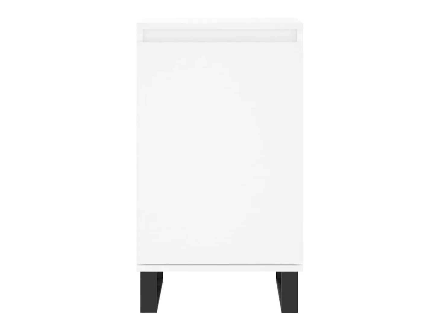 Aparador buffet cómoda armario mueble organizador cocina salón salón juego de 2 40 x 35 x 70 cm madera contrachapada negra 02_0036663