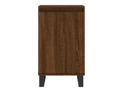 Aparador buffet cómoda armario mueble organizador cocina salón salón juego de 2 40 x 35 x 70 cm marrón madera contrachapada 02_0036767