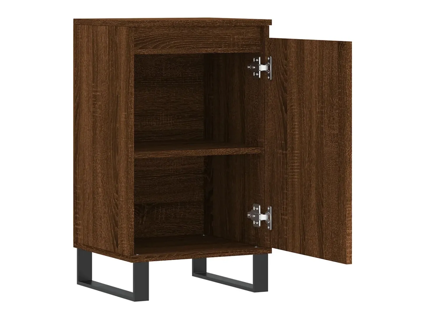 Aparador buffet cómoda armario mueble organizador cocina salón salón juego de 2 40 x 35 x 70 cm marrón madera contrachapada 02_0036767