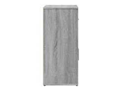 Aparador buffet cómoda armario unidad de almacenamiento organizador cocina salón salón juego de 2 sonoma 60 x 31 x 70 cm madera contrachapada gris 02_0036959