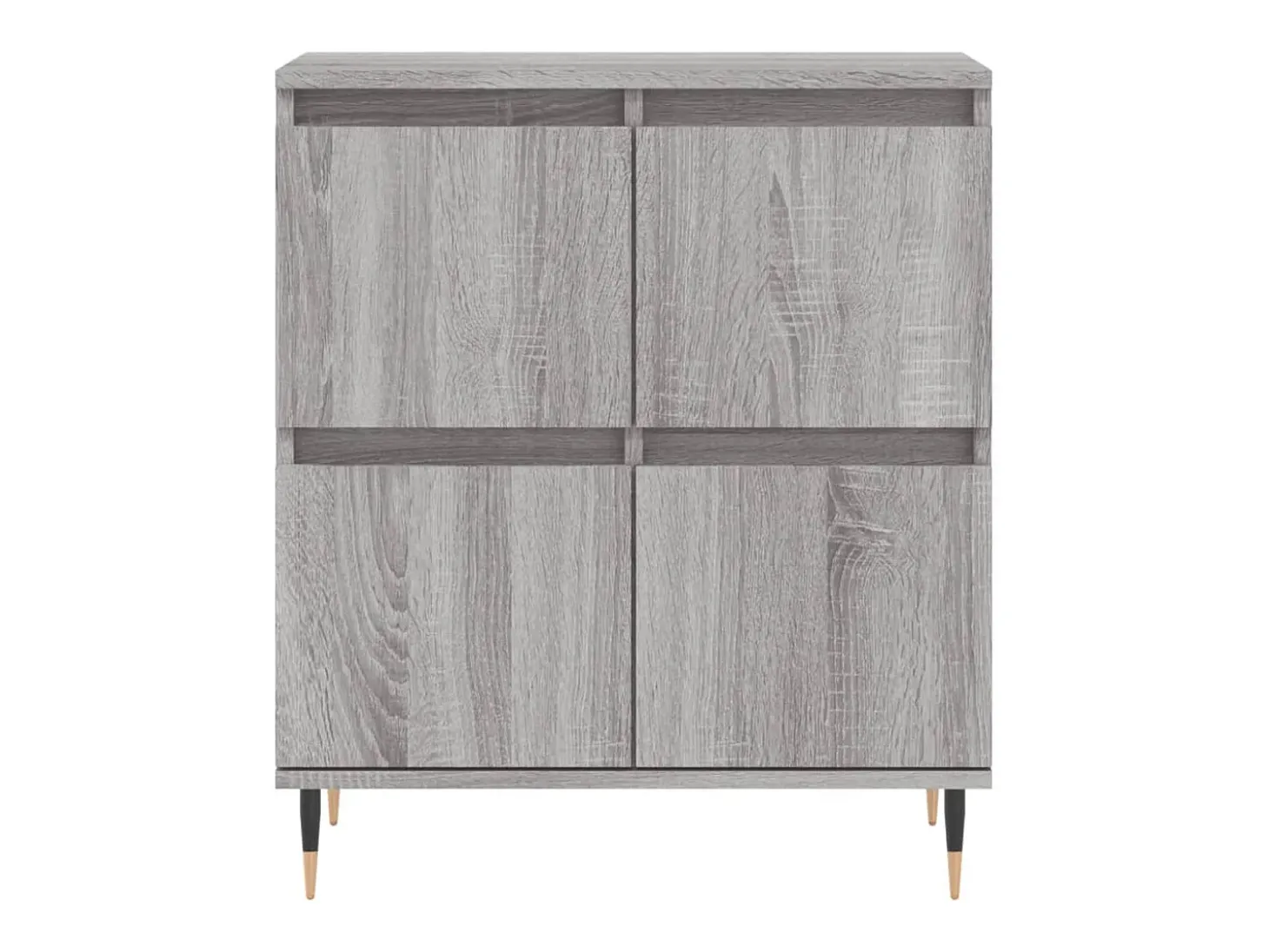 Aparador buffet cómoda armario unidad de almacenamiento organizador cocina salón salonsonoma 60 x 35 x 70 cm madera contrachapada gris 02_0036394
