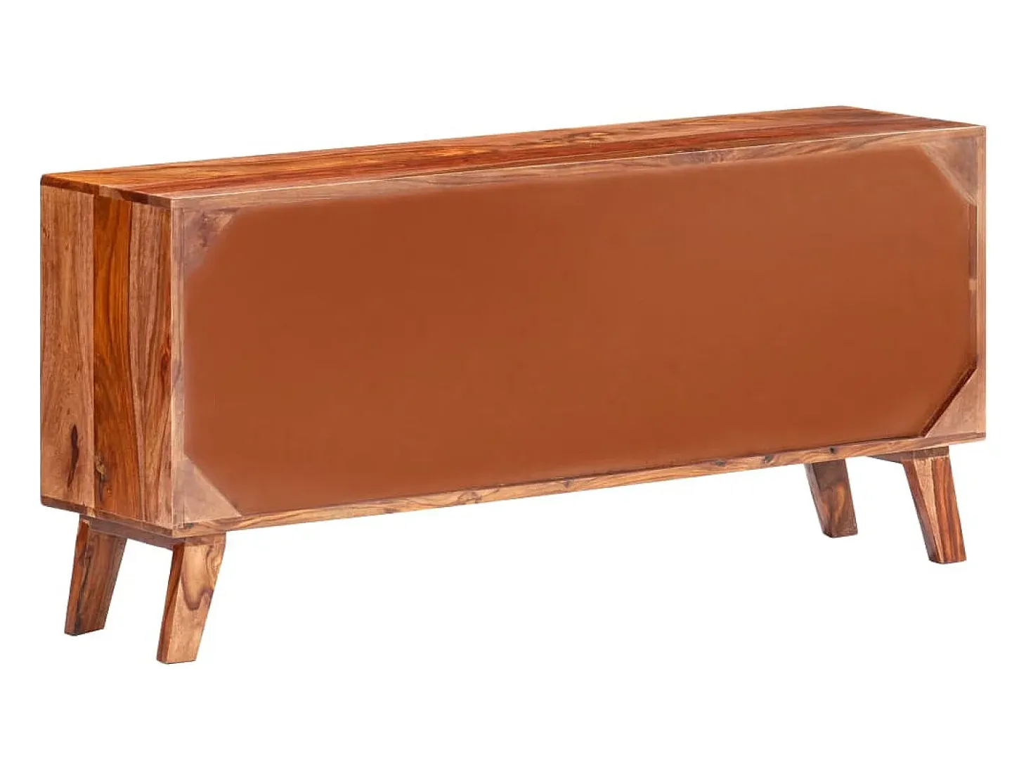 Aparador buffet cómoda armario mueble organizador cocina salón salón 120 x 30 x 55 cm madera maciza gris 02_0031779