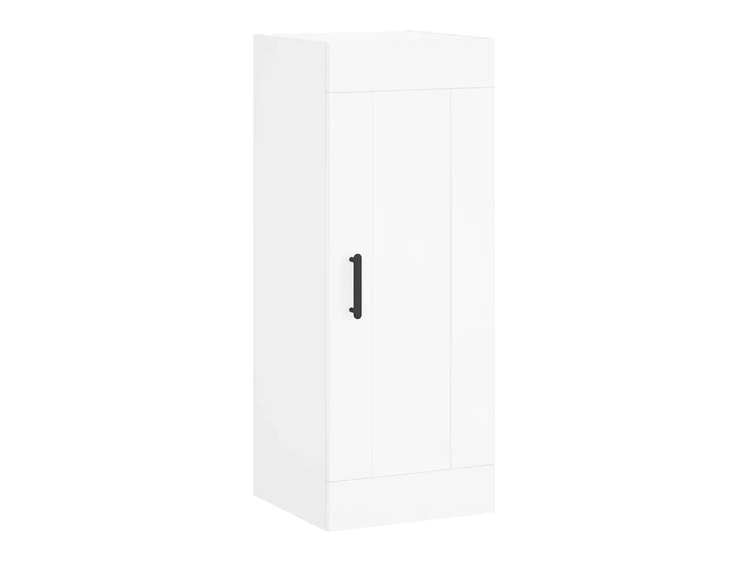 Aparador buffet cómoda armario mueble organizador cocina salón salón alto 34,5 x 34 x 180 cm madera contrachapada blanco 02_0032300