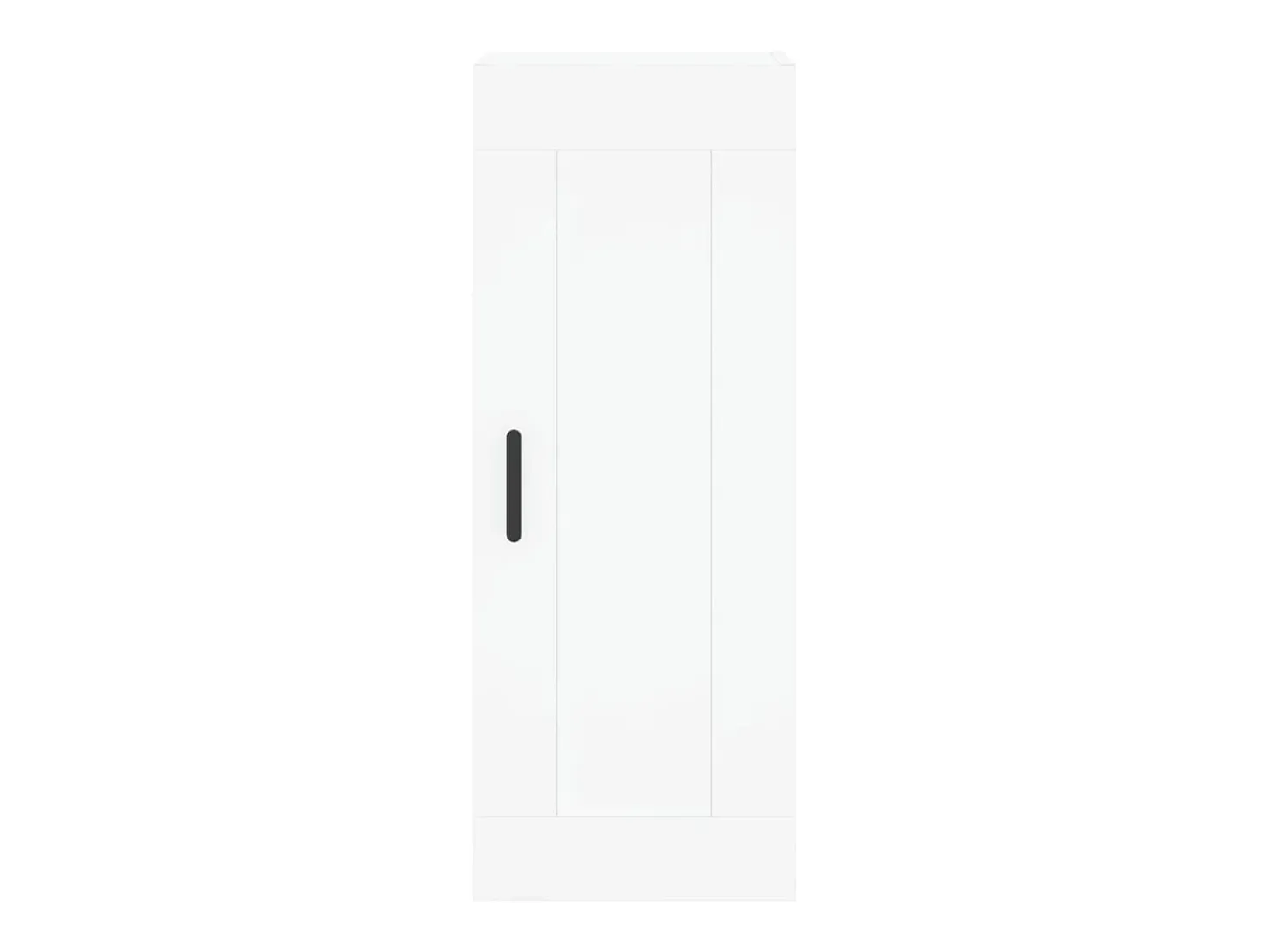 Aparador buffet cómoda armario mueble organizador cocina salón salón alto 34,5 x 34 x 180 cm madera contrachapada blanco 02_0032300