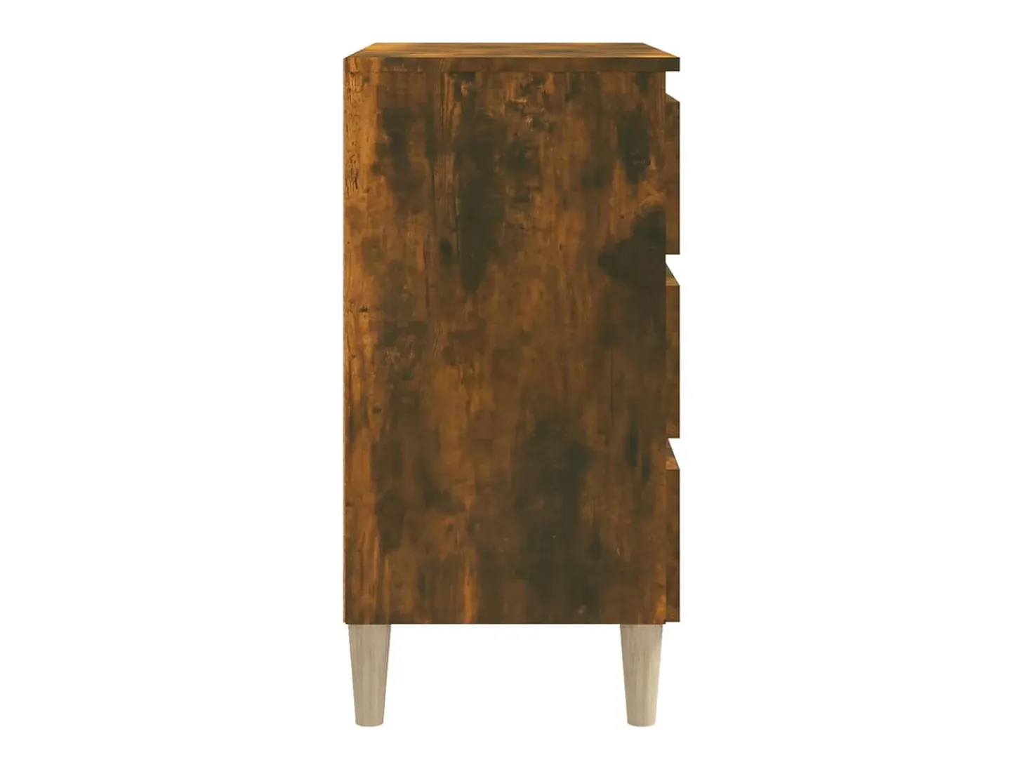 Aparador buffet cómoda armario unidad de almacenamiento organizador cocina salón salón 60 x 35 x 69 cm madera contrachapada marrón 02_0030973