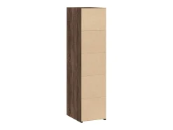 Aparador buffet cómoda armario unidad de almacenamiento organizador cocina salón salón 30 x 41 x 124 cm madera contrachapada marrón 02_0031182