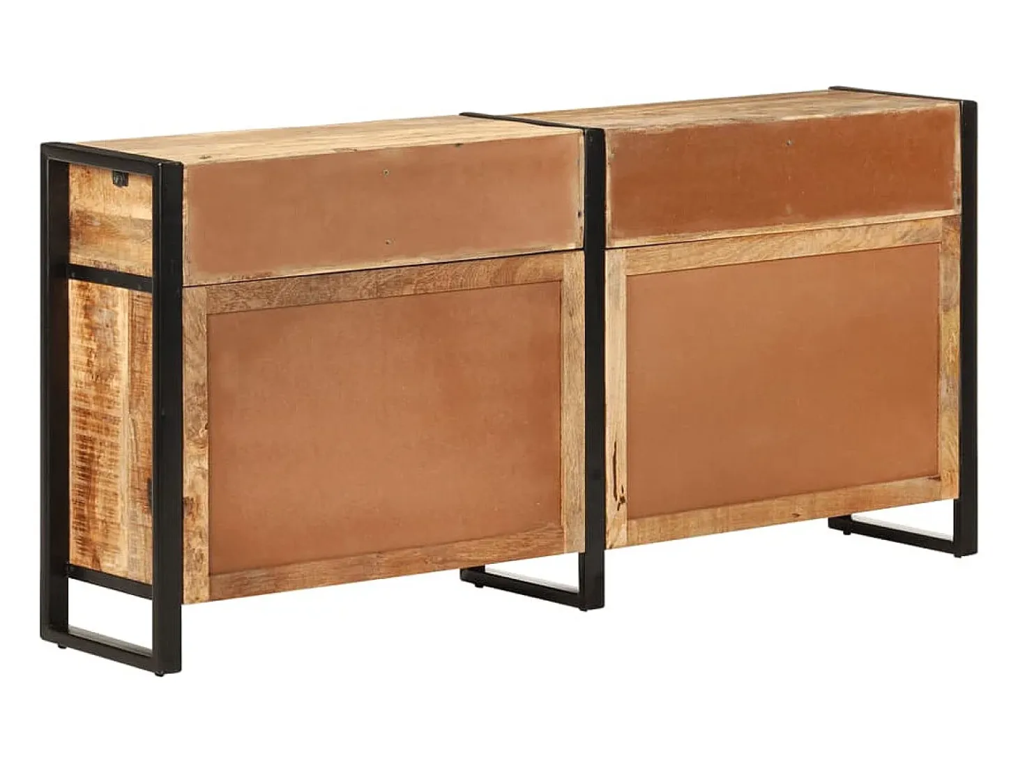 Aparador buffet cómoda armario mueble organizador cocina salón salón 172 x 35 x 80 cm madera maciza de mango marrón 02_0029558
