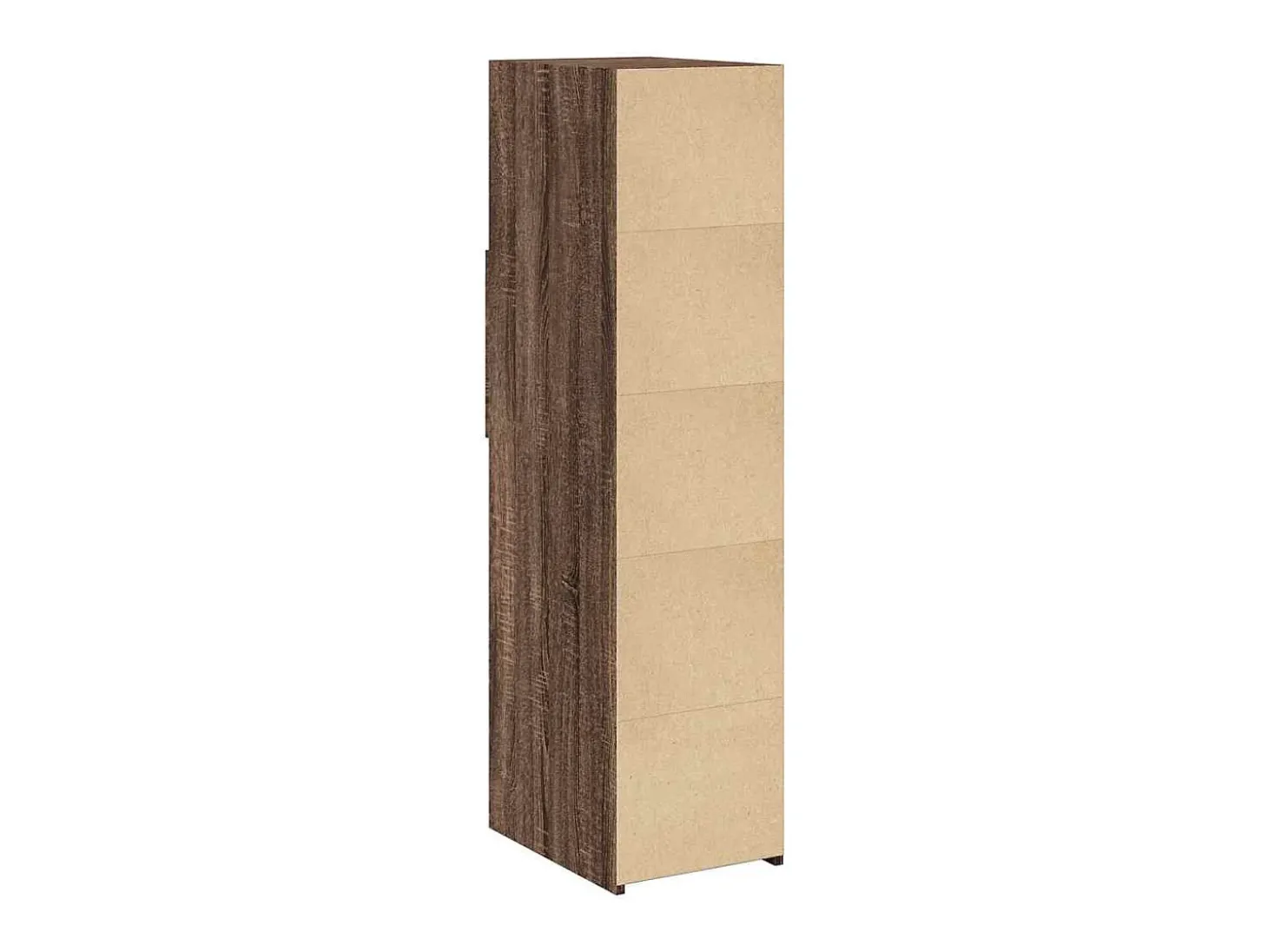 Aparador buffet cómoda armario mueble organizador cocina salón salón alto 30 x 42,5 x 124 cm madera contrachapada marrón 02_0033573