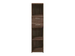 Aparador buffet cómoda armario mueble organizador cocina salón salón alto 30 x 42,5 x 124 cm madera contrachapada marrón 02_0033573