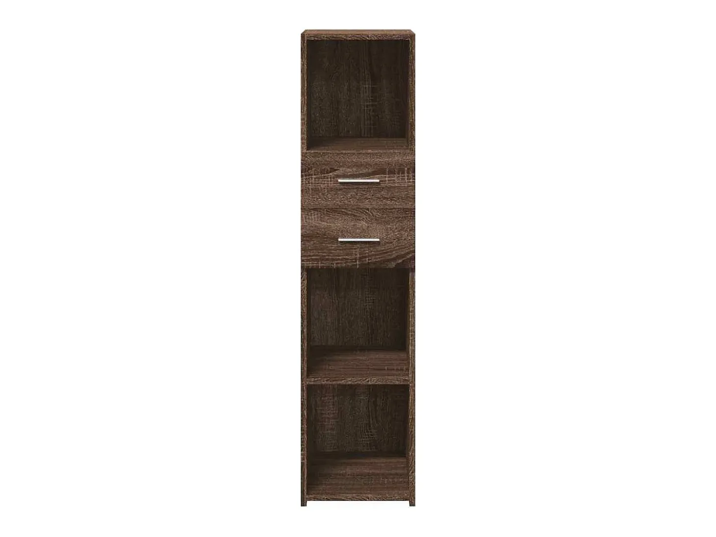 Aparador buffet cómoda armario mueble organizador cocina salón salón alto 30 x 42,5 x 124 cm madera contrachapada marrón 02_0033573