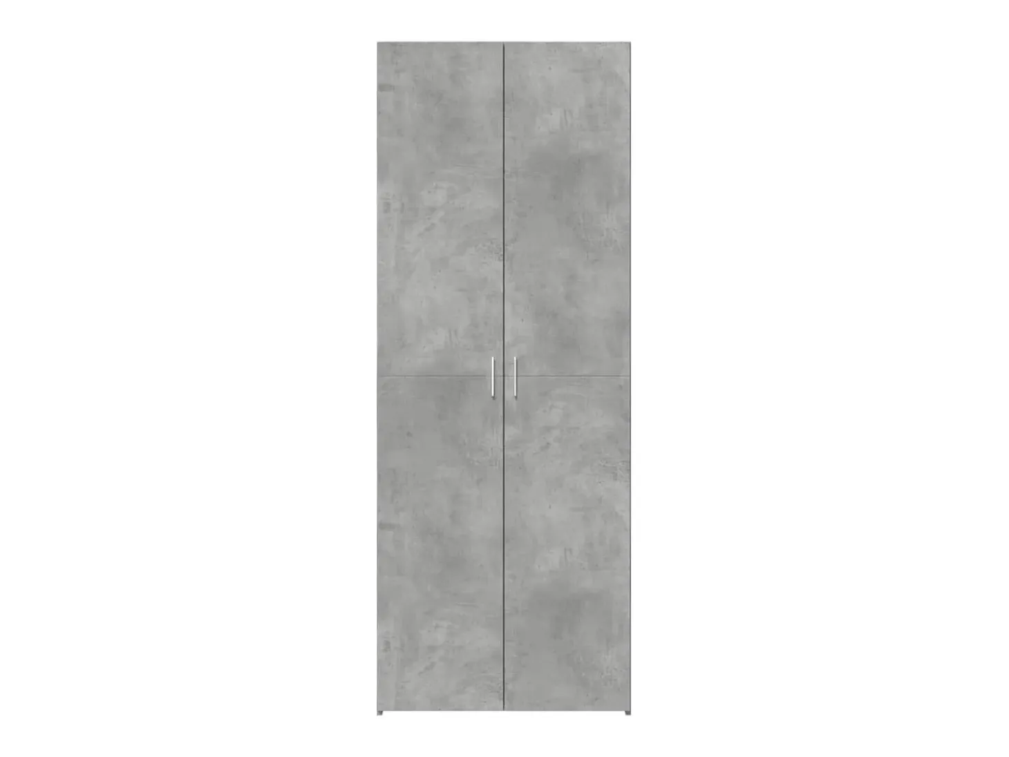 Aparador buffet cómoda armario mueble organizador cocina salón salón alto 70 x 42,5 x 185 cm madera contrachapada gris 02_0034716