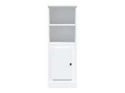 Aparador buffet cómoda armario mueble organizador cocina salón salón alto 36 x 35,5 x 103,5 cm madera contrachapada blanco 02_0032437
