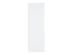 Aparador buffet cómoda armario mueble organizador cocina salón salón alto 36 x 35,5 x 103,5 cm madera contrachapada blanco 02_0032437