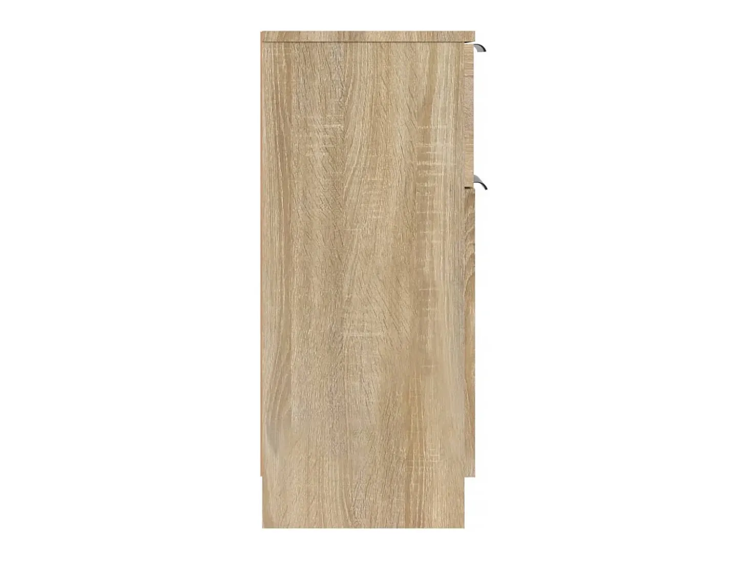 Aparador buffet cómoda armario unidad de almacenamiento organizador cocina salón salón juego de 2 sonoma 30 x 30 x 70 cm marrón madera contrachapada 02_0036801