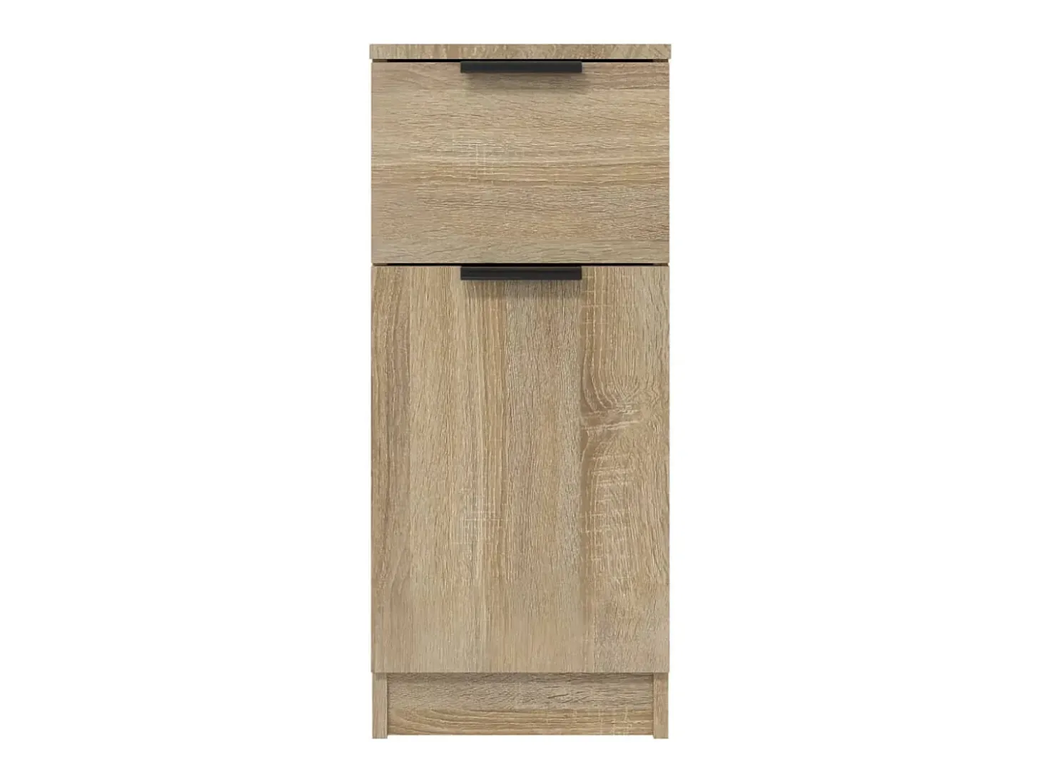 Aparador buffet cómoda armario unidad de almacenamiento organizador cocina salón salón juego de 2 sonoma 30 x 30 x 70 cm marrón madera contrachapada 02_0036801