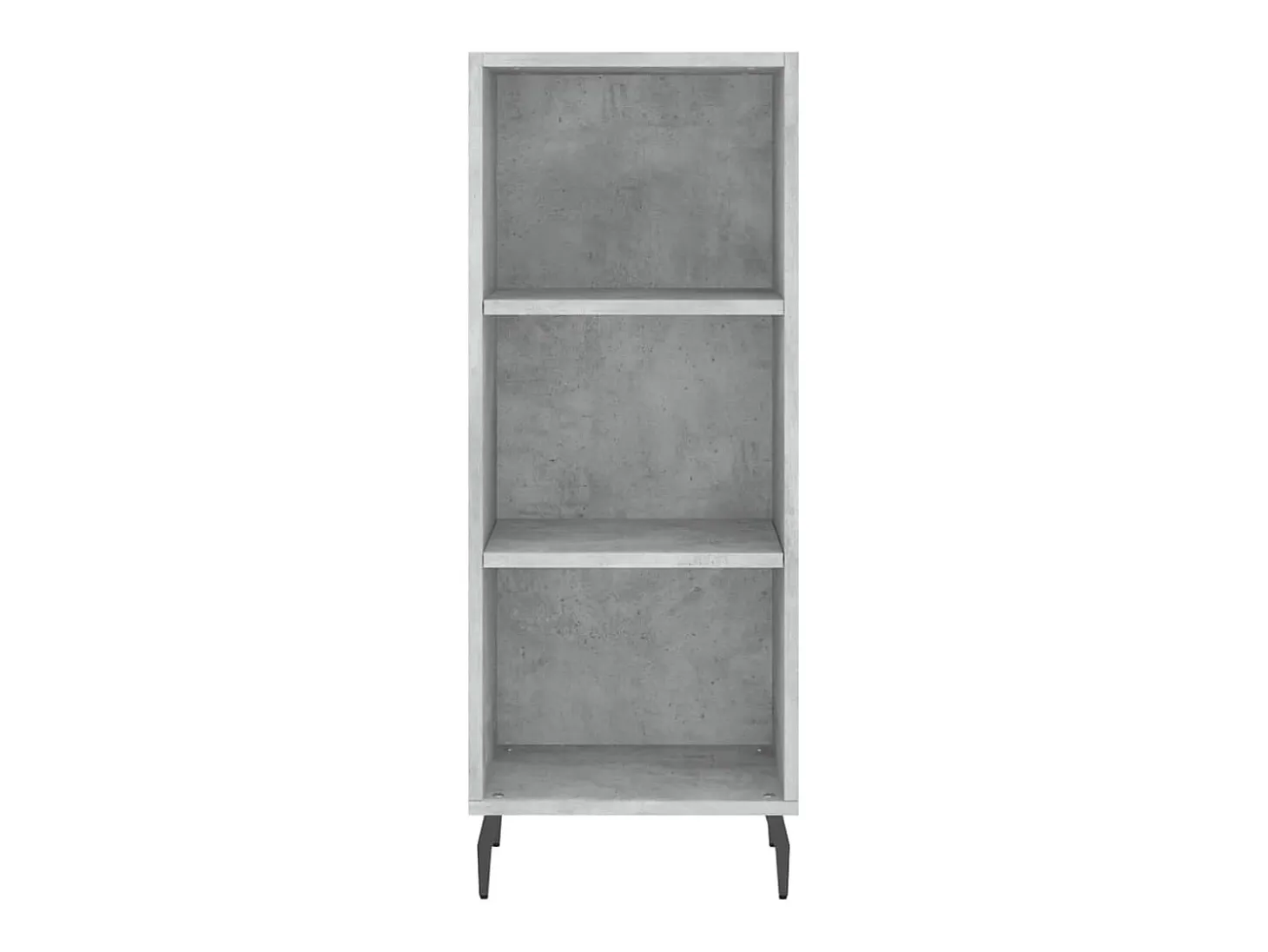 Aparador buffet cómoda armario mueble organizador cocina salón salón 34,5 x 32,5 x 90 cm madera contrachapada gris 02_0031871