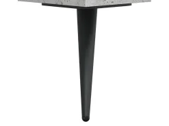 Aparador buffet cómoda armario mueble organizador cocina salón salón alto 34,5 x 34 x 180 cm madera contrachapada gris 02_0034318