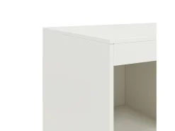 Aparador buffet cómoda armario mueble organizador cocina salón salón alto 67 x 39 x 95 cm acero blanco 02_0032477