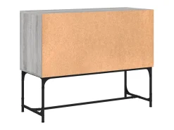 Aparador buffet cómoda armario unidad de almacenamiento organizador cocina salón salonsonoma 100 x 40 x 79,5 cm madera contrachapada gris 02_0036263