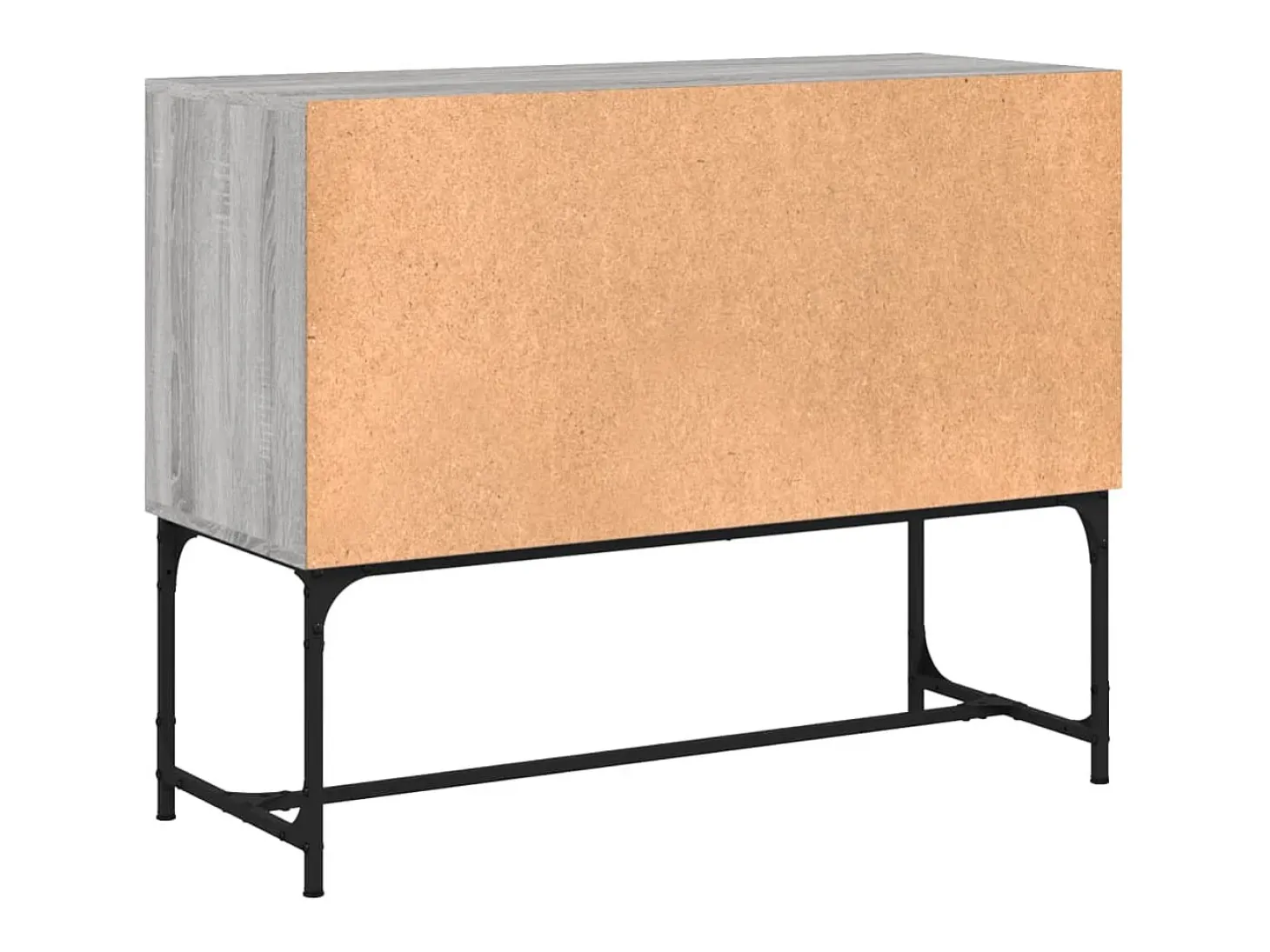 Aparador buffet cómoda armario unidad de almacenamiento organizador cocina salón salonsonoma 100 x 40 x 79,5 cm madera contrachapada gris 02_0036263