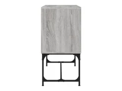 Aparador buffet cómoda armario unidad de almacenamiento organizador cocina salón salonsonoma 100 x 40 x 79,5 cm madera contrachapada gris 02_0036263