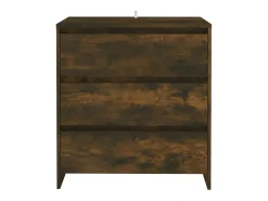Aparador buffet cómoda armario unidad de almacenamiento organizador cocina salón salón 70 x 41 x 75 cm madera contrachapada marrón 02_0031093