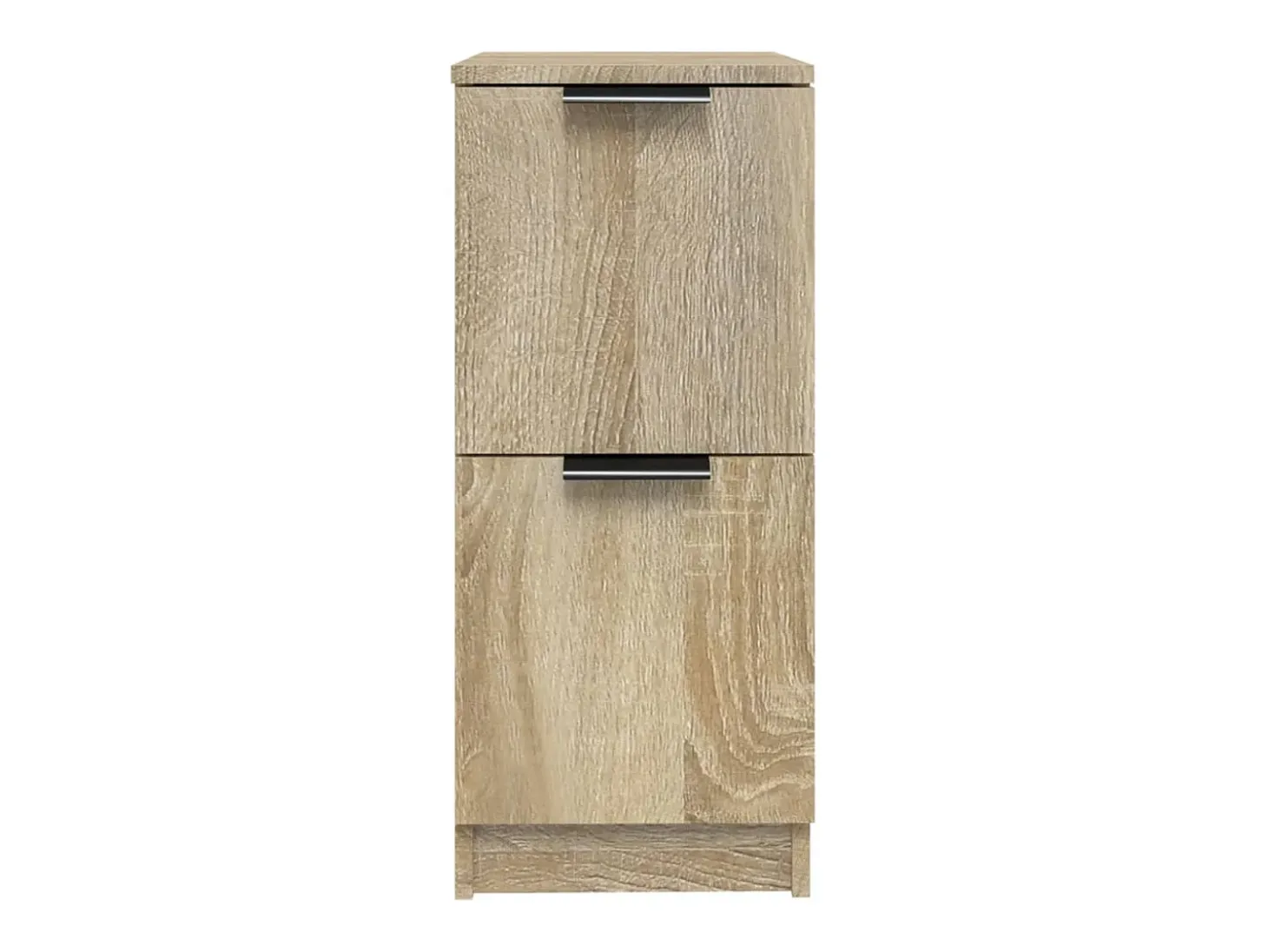 Aparador buffet cómoda armario unidad de almacenamiento organizador cocina salón salón juego de 2 sonoma 30 x 30 x 70 cm marrón madera contrachapada 02_0036800