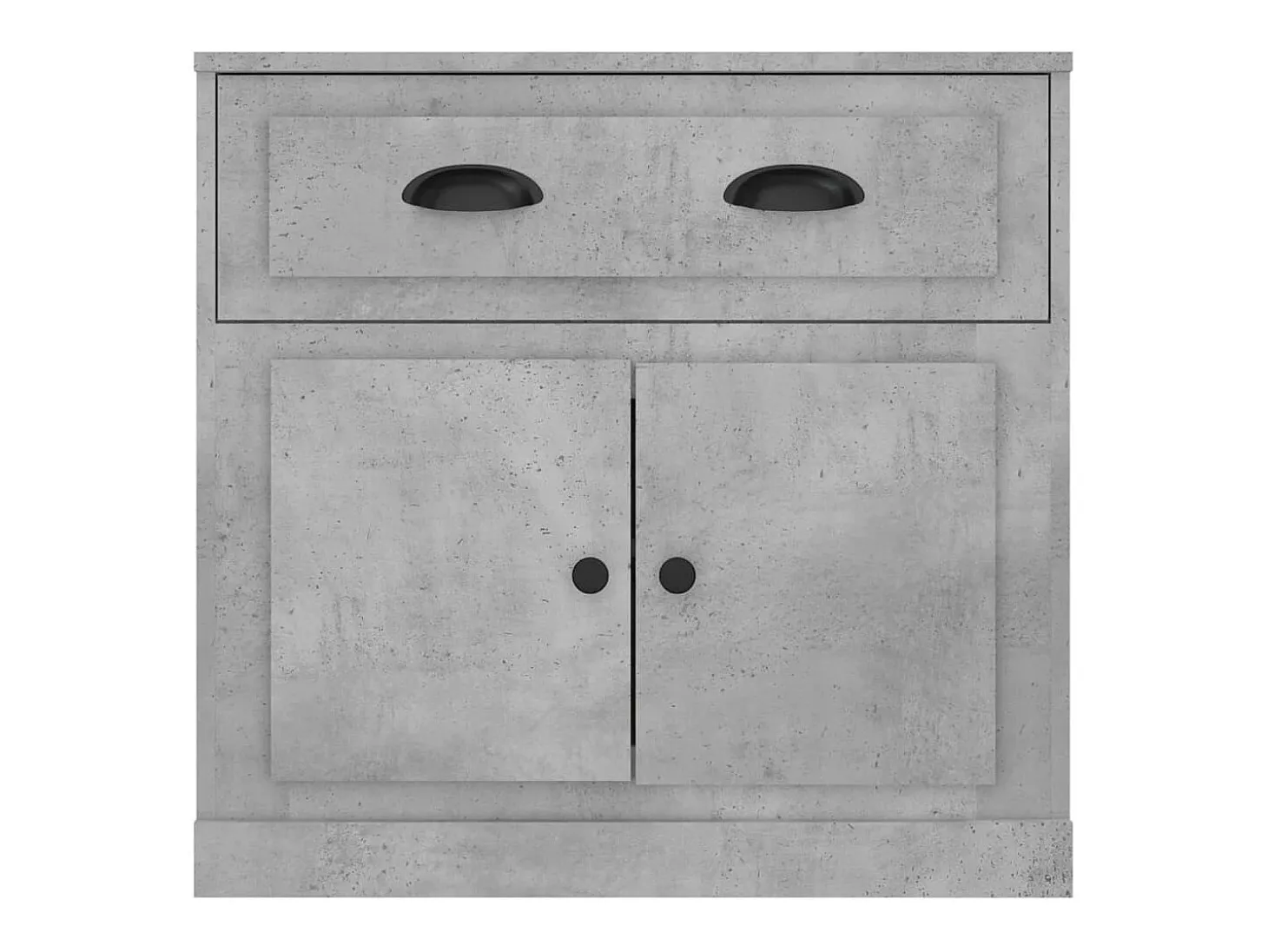Aparador buffet cómoda armario unidad de almacenamiento organizador cocina salón salón 70 x 35,5 x 67,5 cm madera contrachapada gris 02_0032084