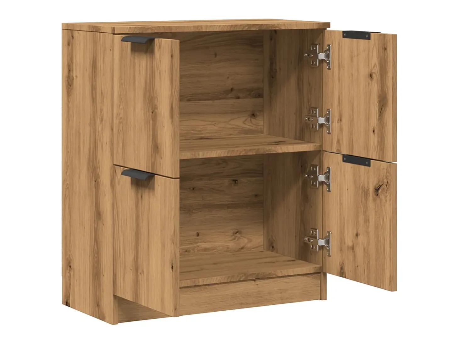 Aparador buffet cómoda armario unidad de almacenamiento organizador cocina salón sala de manualidades 60 x 30 x 70 cm madera contrachapada marrón 02_0030811
