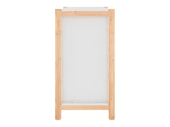 Aparador buffet cómoda armario unidad de almacenamiento organizador cocina salón salón 62 x 38 x 70 cm madera contrachapada blanco 02_0030377