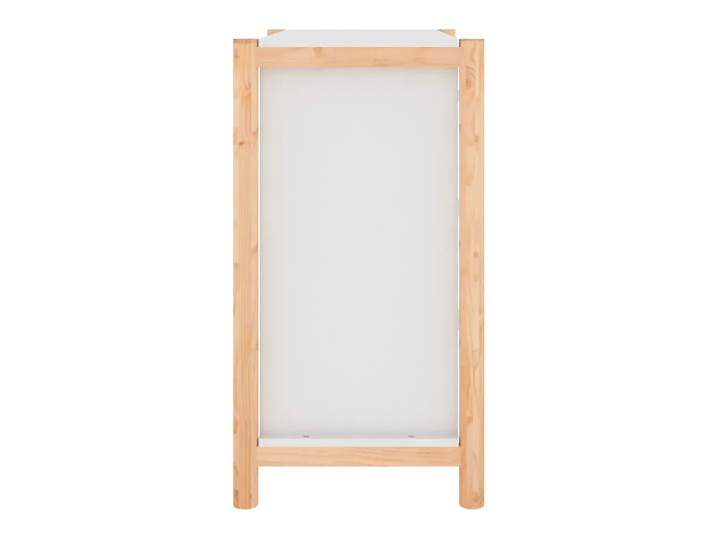 Aparador buffet cómoda armario unidad de almacenamiento organizador cocina salón salón 62 x 38 x 70 cm madera contrachapada blanco 02_0030377