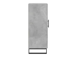 Aparador buffet cómoda armario mueble organizador cocina salón salón 34,5 x 34 x 90 cm madera contrachapada gris 02_0031903