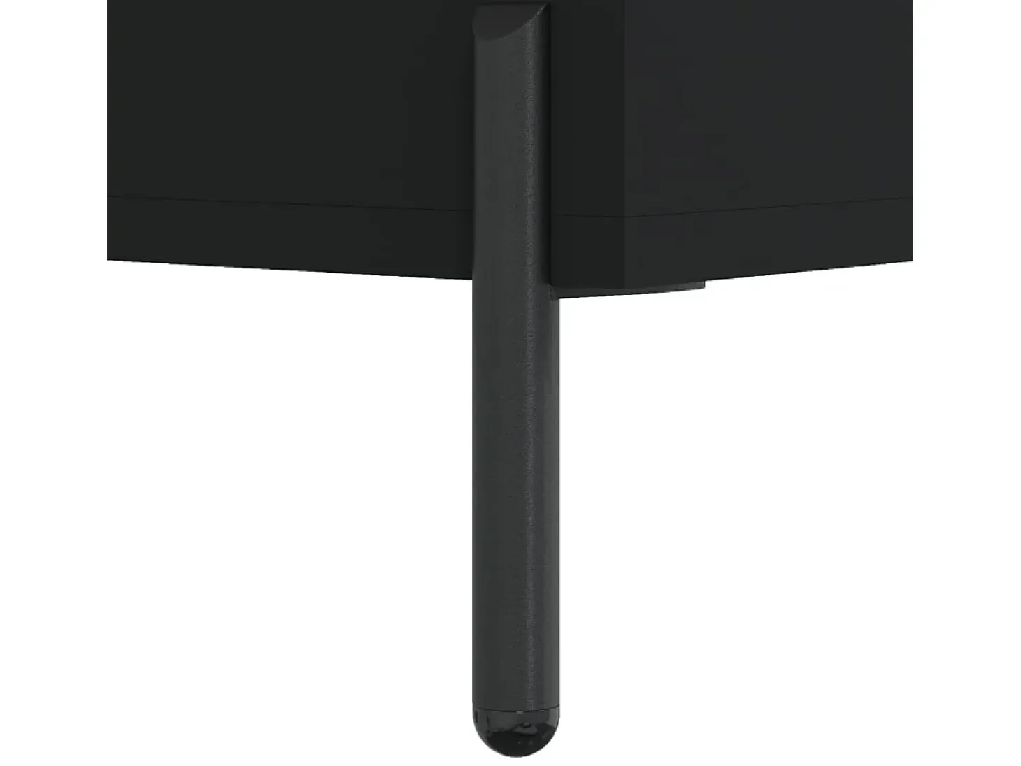 Aparador buffet cómoda armario mueble organizador cocina salón salón 34,5 x 34 x 90 cm madera contrachapada negra 02_0035909
