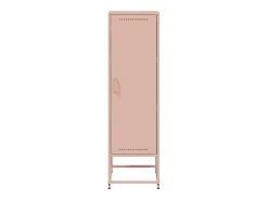 Aparador buffet cómoda armario mueble organizador cocina salón salón alto 36 x 39 x 123 cm acero rosa 02_0035156