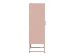 Aparador buffet cómoda armario mueble organizador cocina salón salón alto 36 x 39 x 123 cm acero rosa 02_0035156