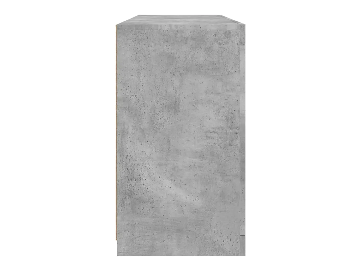 Aparador buffet cómoda armario mueble organizador cocina salón salón con luces LED 142,5 x 37 x 67 cm gris 02_0029976