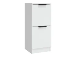 Aparador buffet cómoda armario unidad de almacenamiento organizador cocina salón salón 3 piezas blanco madera contrachapada 02_0037019
