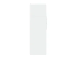 Aparador buffet cómoda armario mueble organizador cocina salón salón alto 45 x 42,5 x 124 cm madera contrachapada blanco 02_0032455