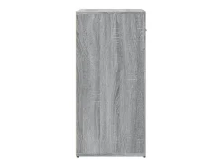 Aparador buffet cómoda armario unidad de almacenamiento organizador cocina salón salón Sonoma 79 x 38 x 80 cm madera contrachapada gris 02_0036526