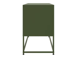 Aparador buffet cómoda armario mueble organizador cocina salón salón alto 36 x 39 x 107 cm acero blanco 02_0032438