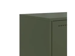 Aparador buffet cómoda armario mueble organizador cocina salón salón alto 36 x 39 x 107 cm acero blanco 02_0032438