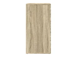 Aparador buffet cómoda gabinete unidad de almacenamiento organizador cocina sala de estar sala de estar 3 piezas madera contrachapada Sonoma marrón 02_0037115