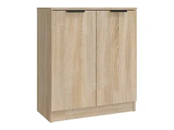 Aparador buffet cómoda gabinete unidad de almacenamiento organizador cocina sala de estar sala de estar 3 piezas madera contrachapada sonoma marrón 02_0037110